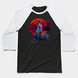 Oh Wolf Moon- Alt Version Baseball T-Shirt